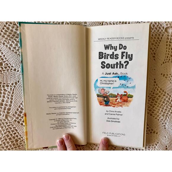 1986 Why Do Birds Fly South? A Just Ask Book by Chris Arvetis & Carole Palmer - Picture 2 of 5